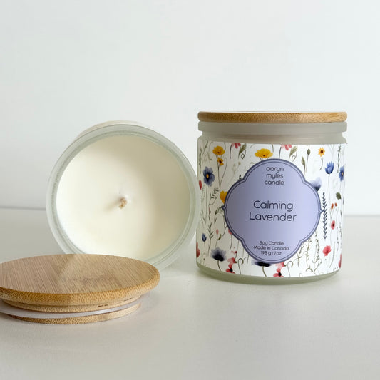 Calming Lavender  -  Frosted Glass Collection