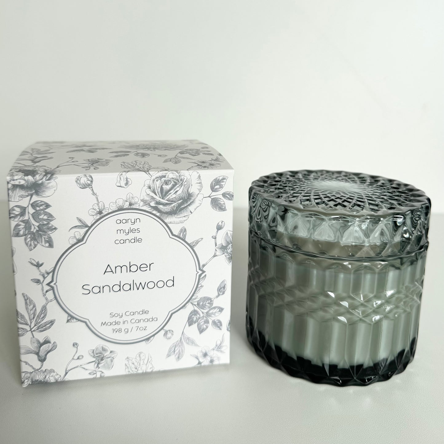 Amber + Sandalwood - Vintage Inspired Glass Collection