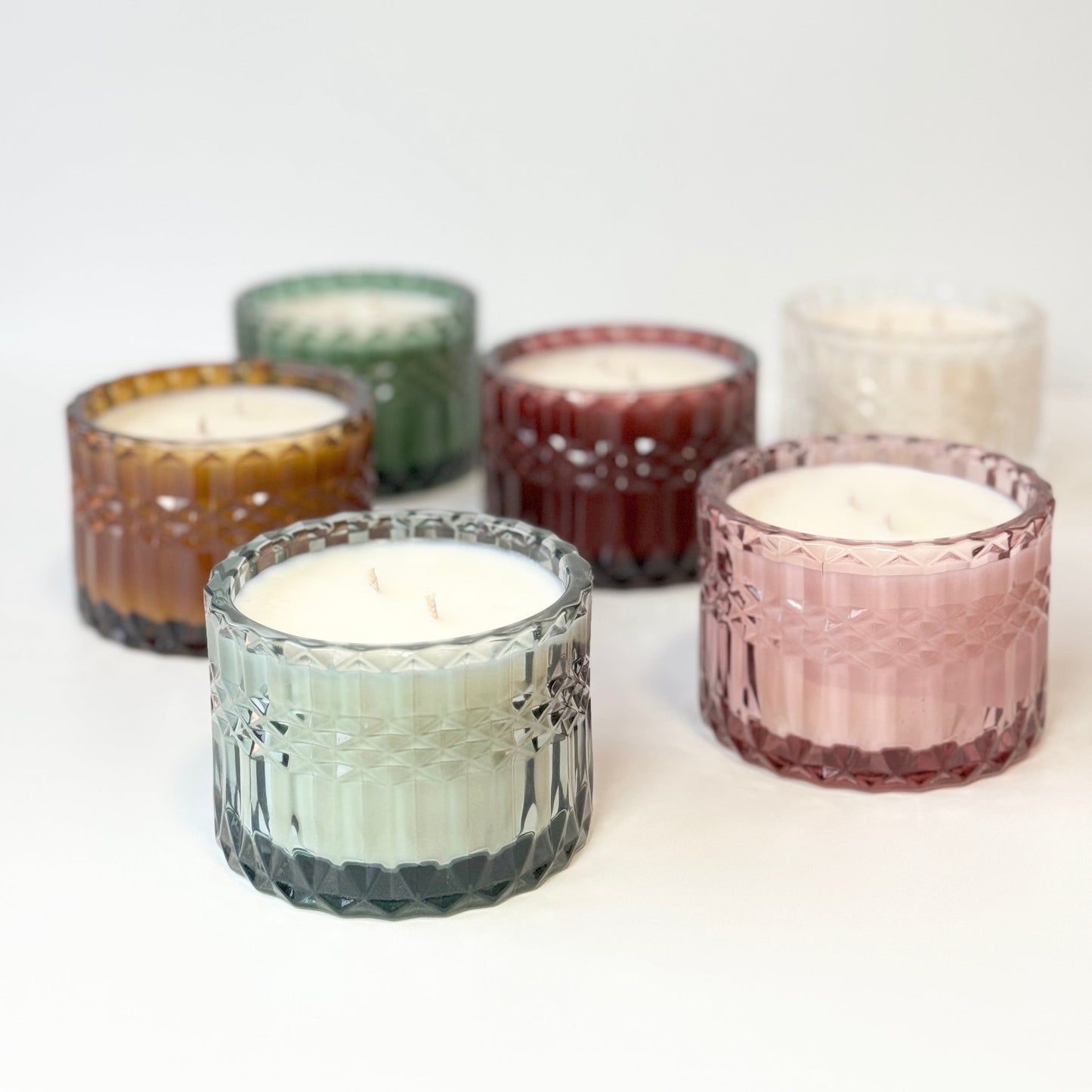 Petals + Plums - Vintage Inspired Glass Vessel