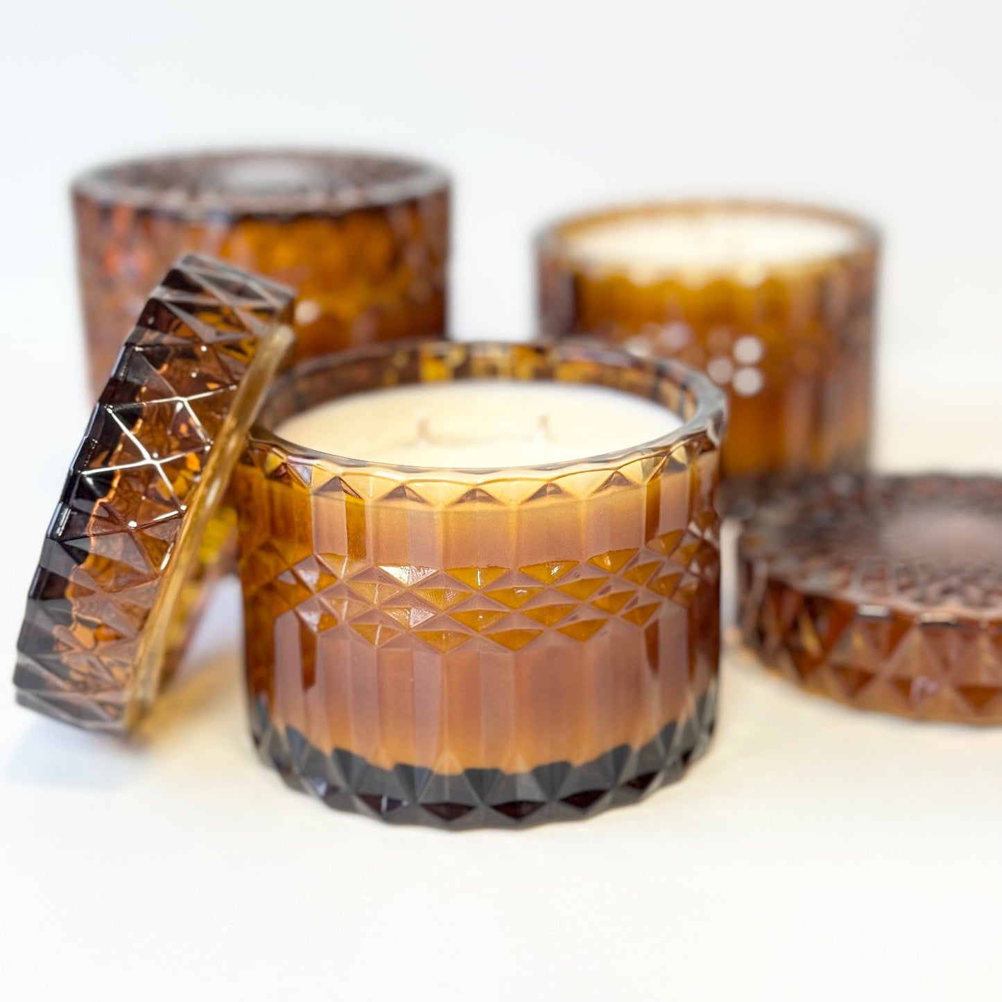 Warm Clove + Orange Citrine - Vintage inspired vessel