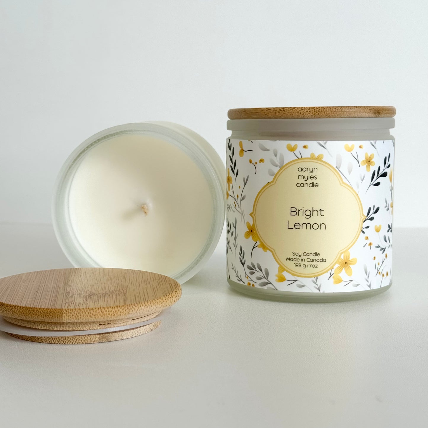 Bright Lemon - Frosted Glass Collection