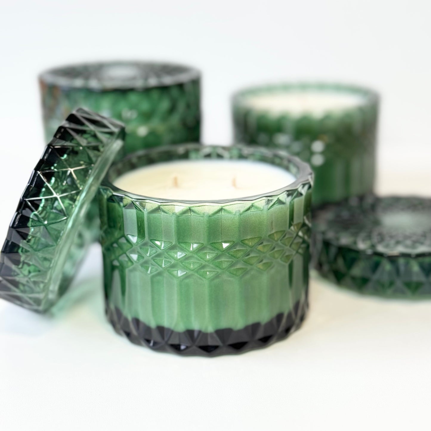 Birchwood + Pine - Vintage Inspired Glass Vessel
