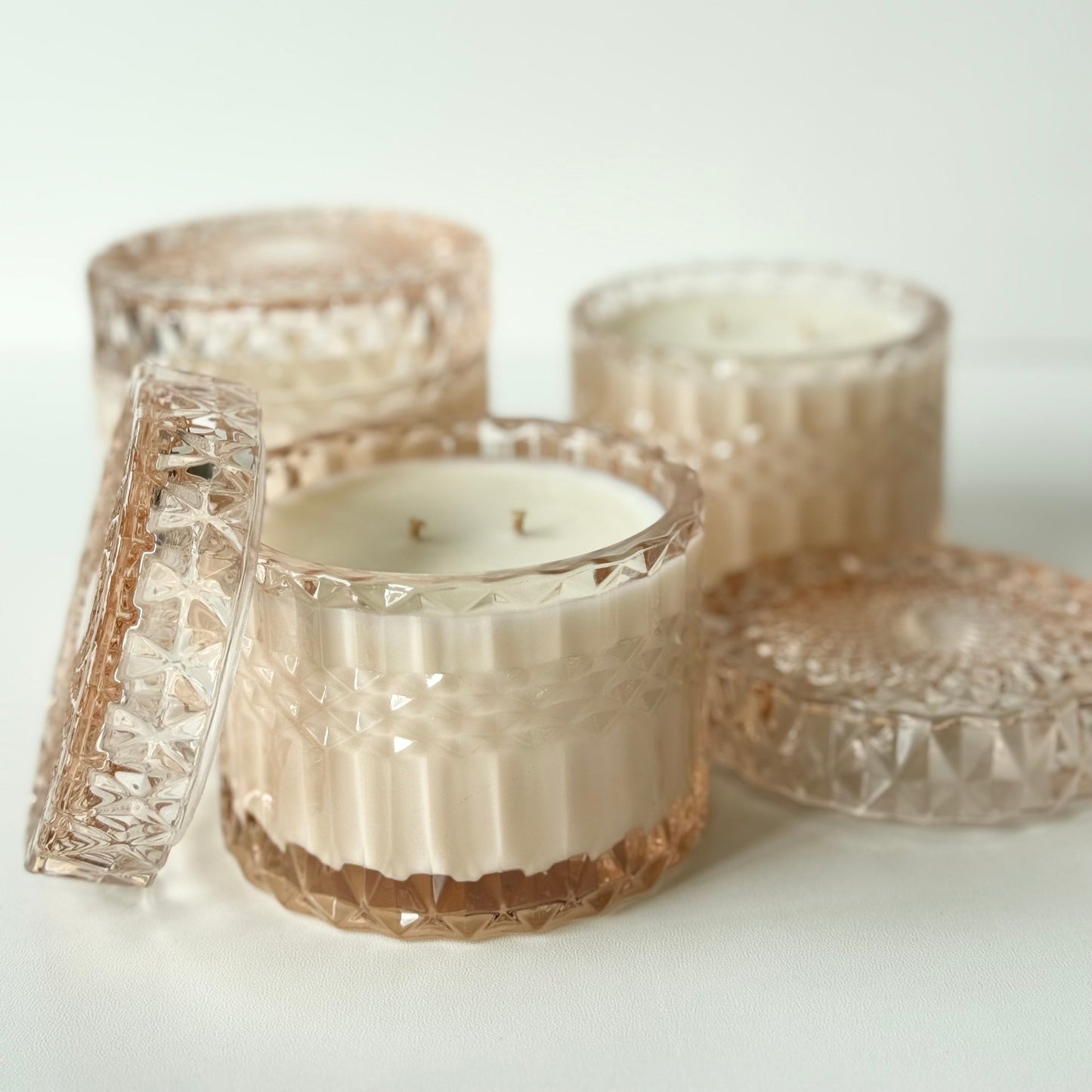 Petals + Plums - Vintage Inspired Glass Vessel