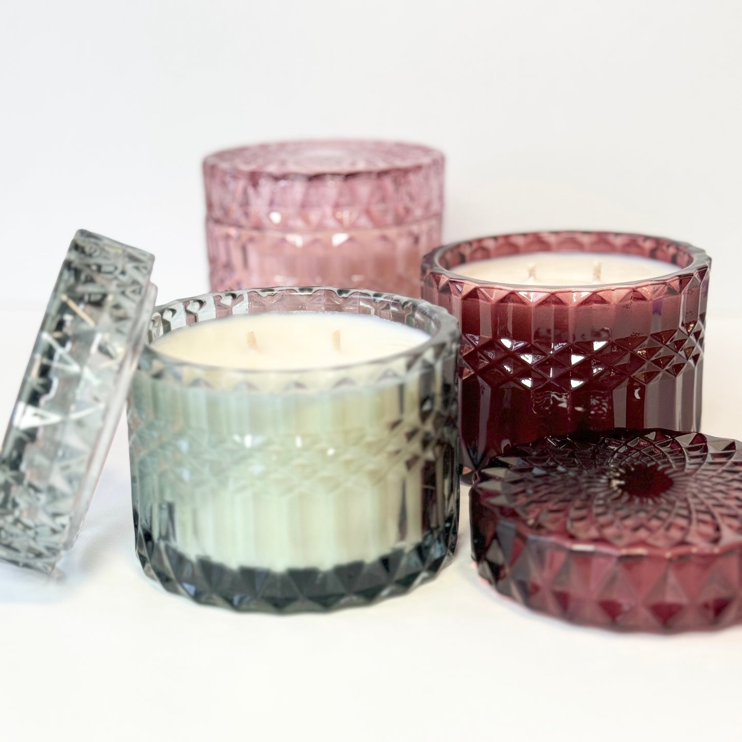 Amber + Sandalwood - Vintage Inspired Glass Collection