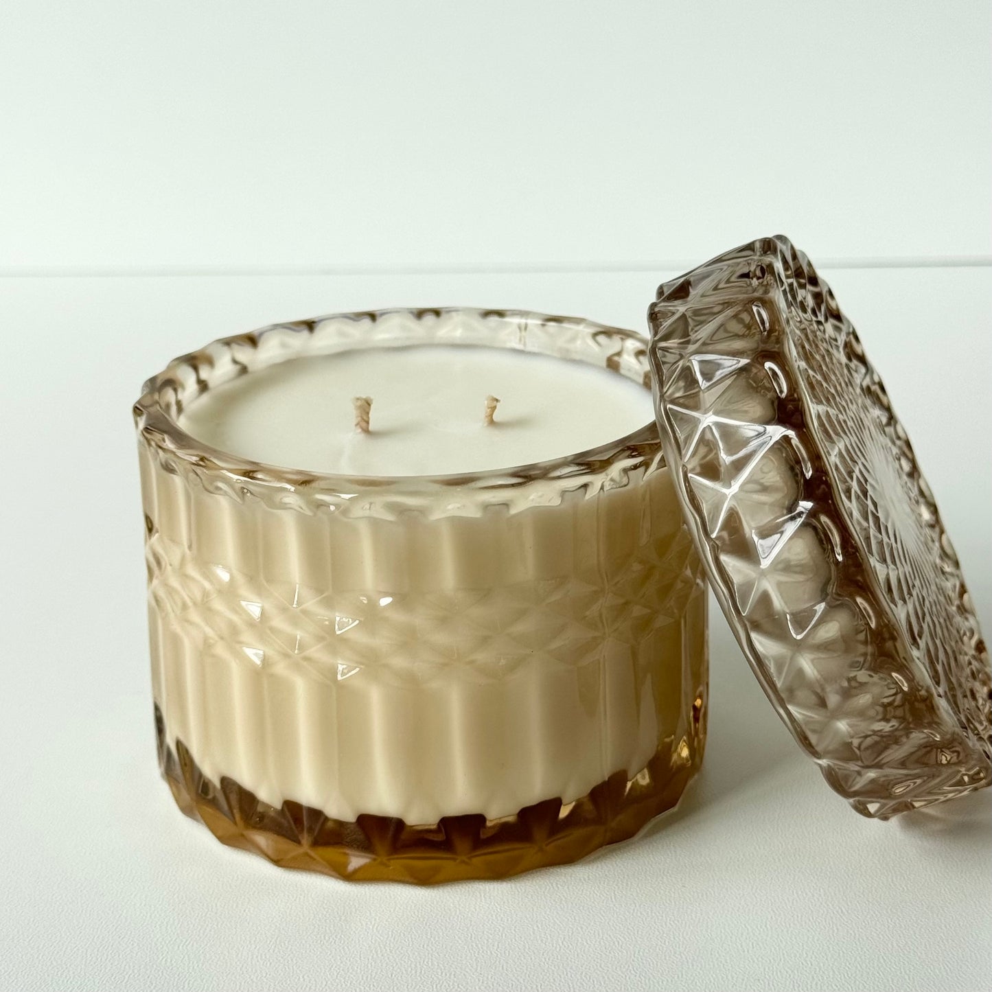 Vanilla + Espresso ( Coloured )- Vintage Inspired Glass Collection