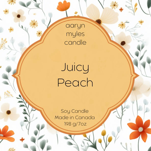 Juicy Peach -  Frosted Glass Collection