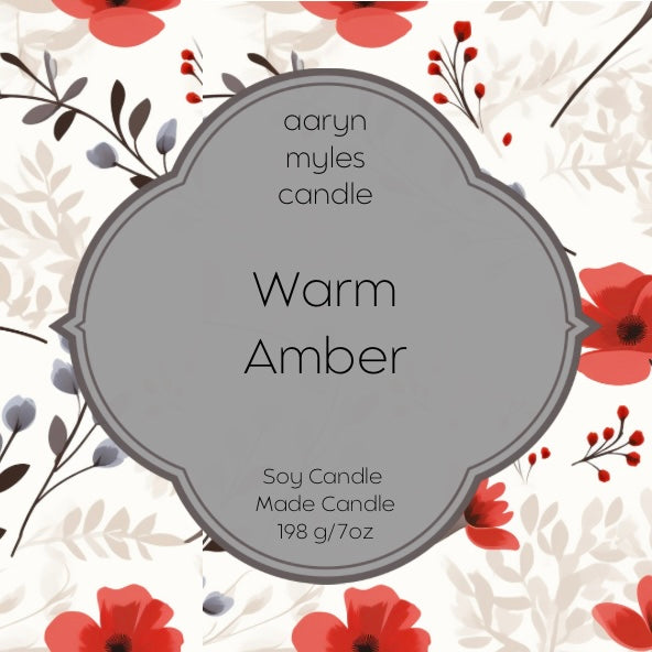 Warm Amber - Frosted Glass Collection