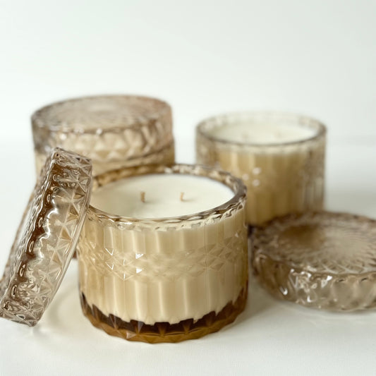 Vanilla + Espresso - Vintage Inspired Glass Collection