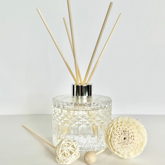 Orange + Vanilla - Diffuser (Vintage Inspired Glass Collection)