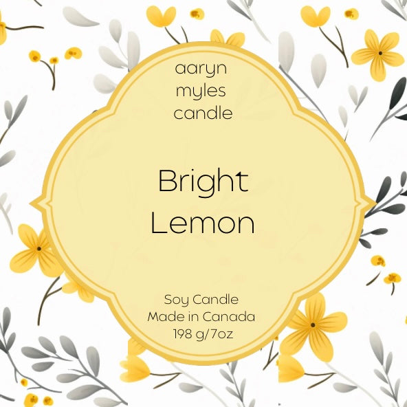 Bright Lemon - Frosted Glass Collection