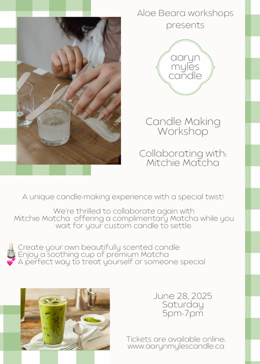 Candle Making Workshop at Aloe Beara